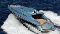 Blue Princess - Underway Stern View